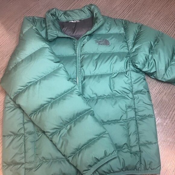 Kids Green The North Face Coat - Picture 1 of 4